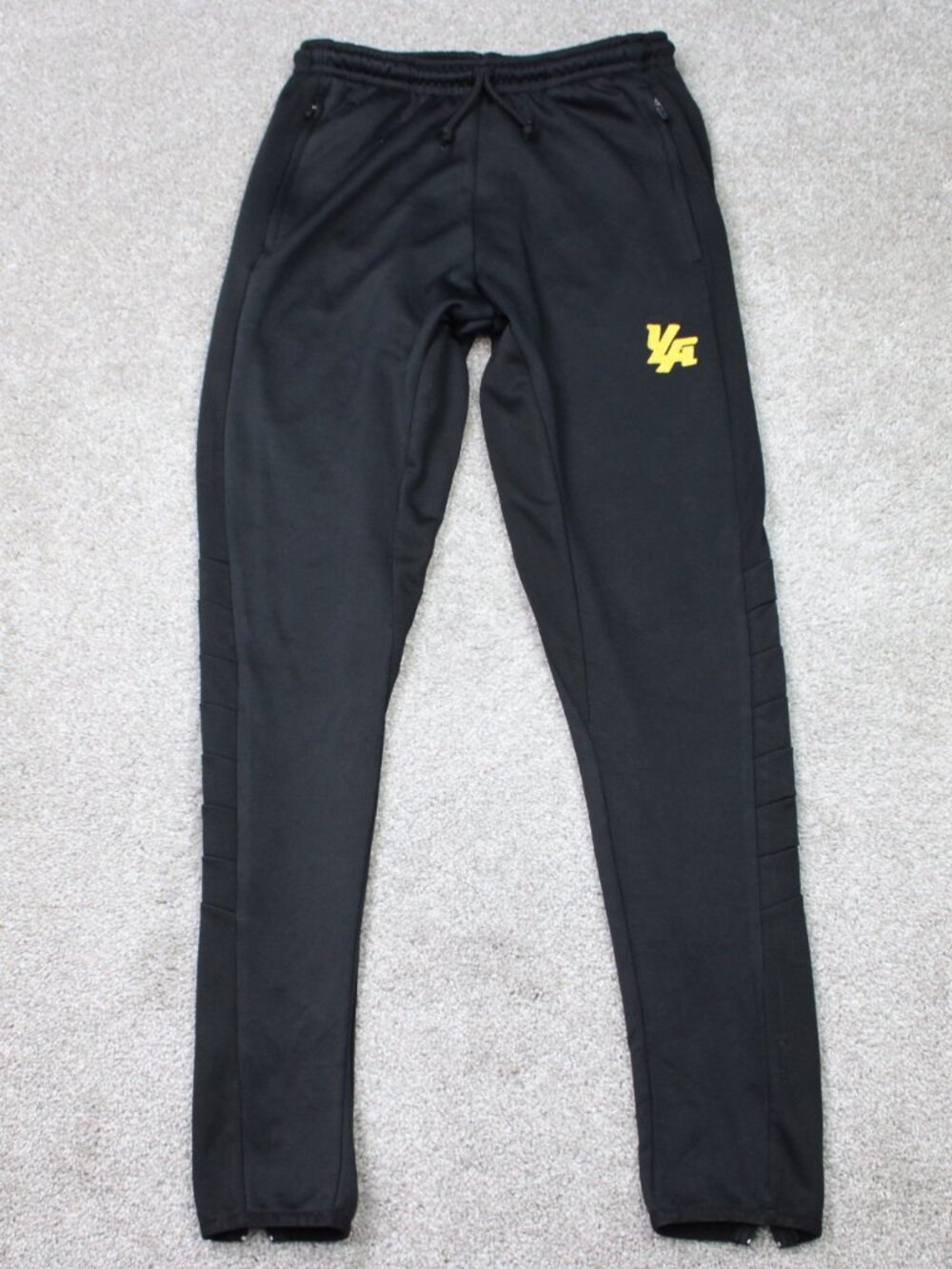 YoungLA Sweatpants Mens Medium Black Fleece Joggers Elastic Waist Athletic